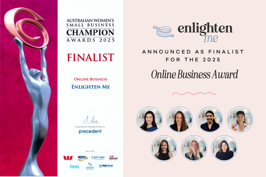 Enlighten Me Named Finalist at the Australian Womenβs Small Business Champion Awards 2025