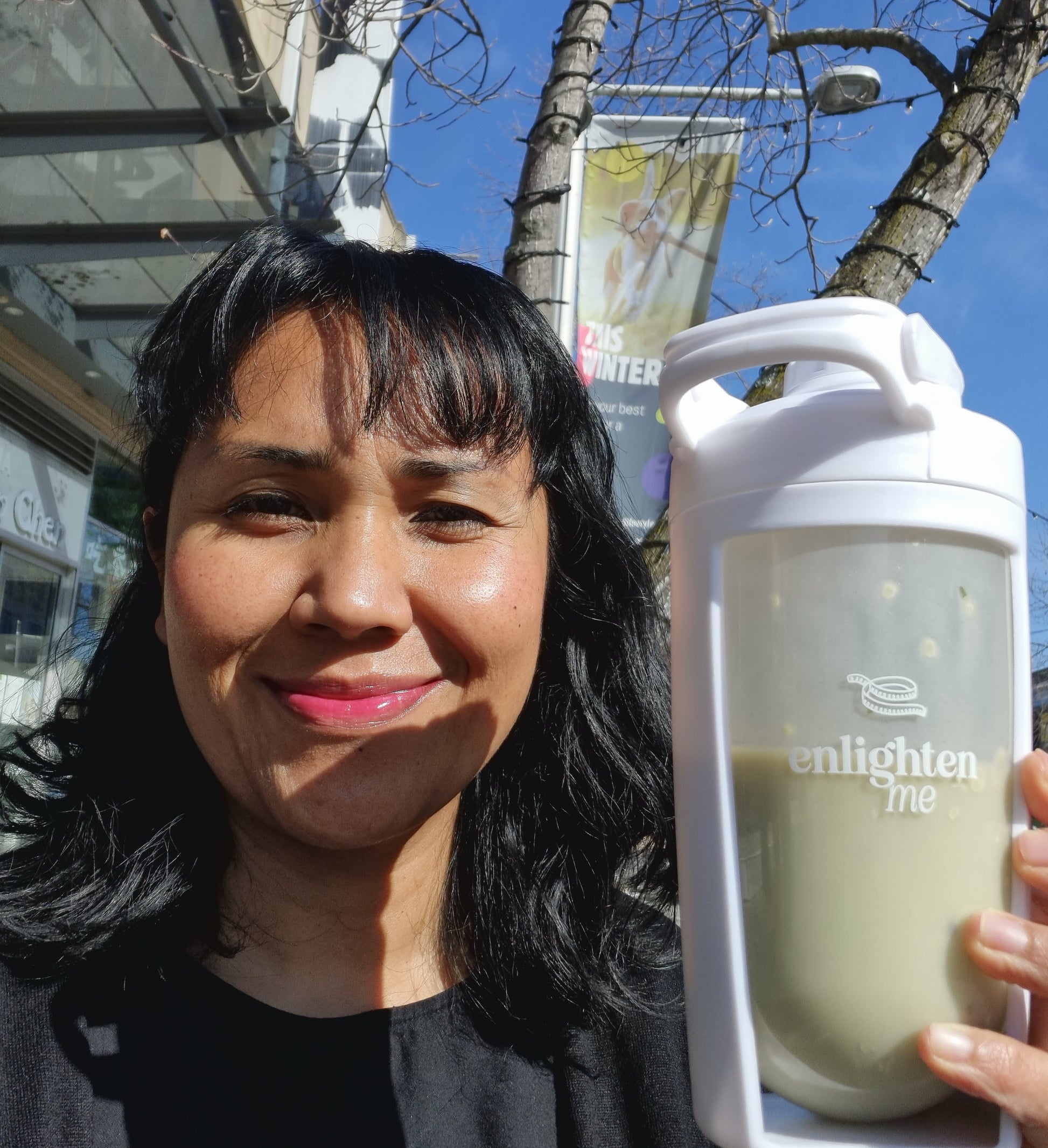 Bow Shearman and her Vanilla Enlighten Me Shake