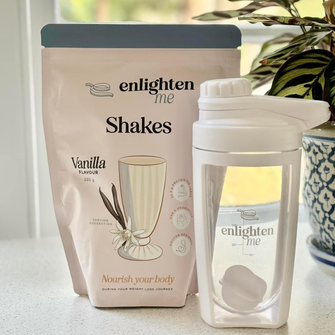 Enlighten Me Complete Bundle | Meal Replacement Shakes for Weight Loss & Shaker Set