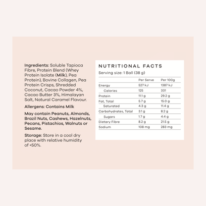 Enlighten Me Chocolate Protein Ball